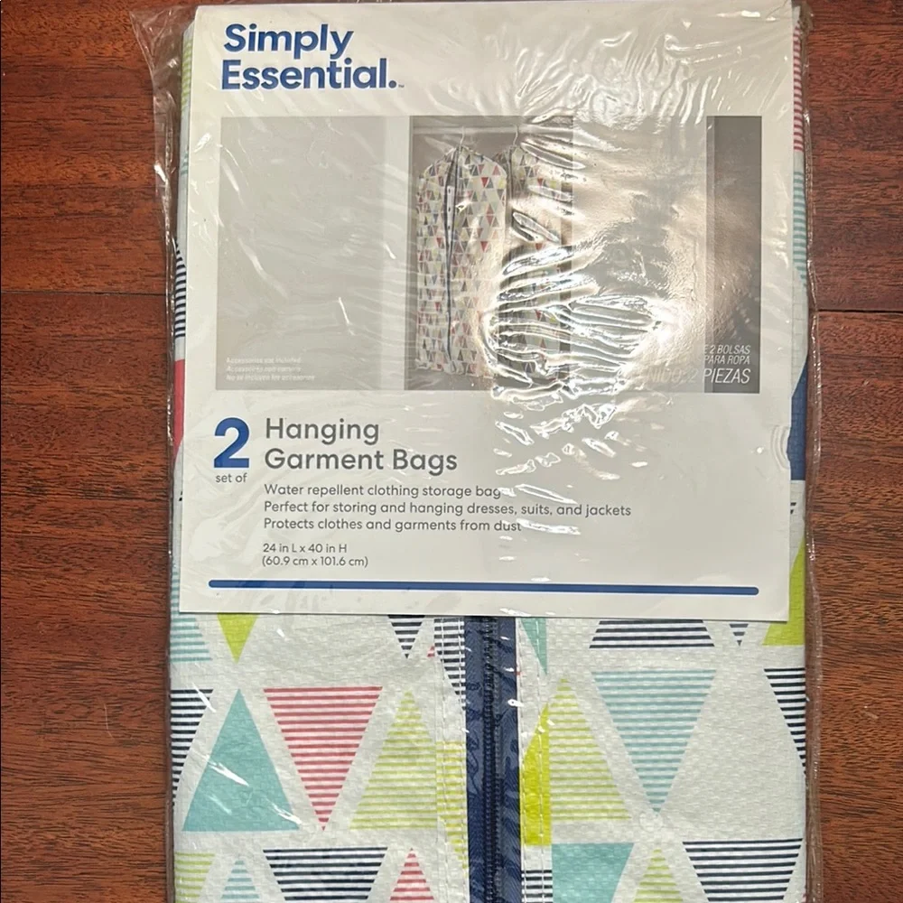 Multicolor Hanging Garment Bags
